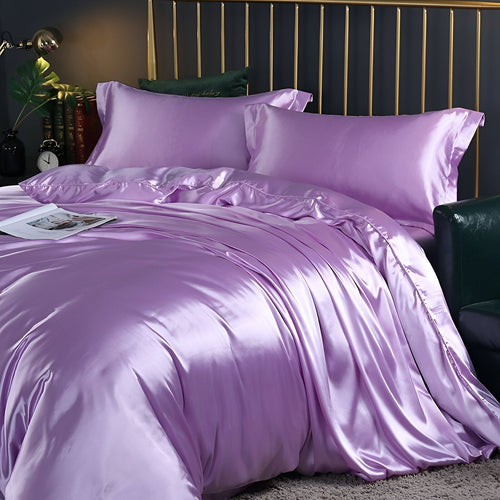 Soft Breathable Luxury Silk Duvet Cover – Easy Care