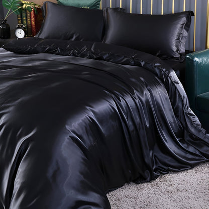 Soft Breathable Luxury Silk Duvet Cover – Easy Care