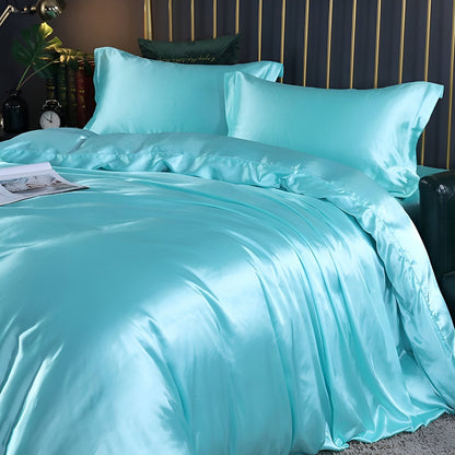 Soft Breathable Luxury Silk Duvet Cover – Easy Care