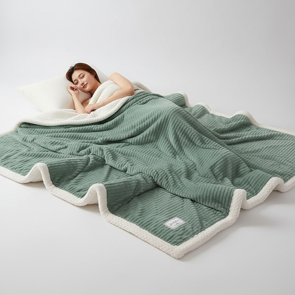 Soft and Luxurious Fleece Blanket | Lightweight & Warm | Versatile Use