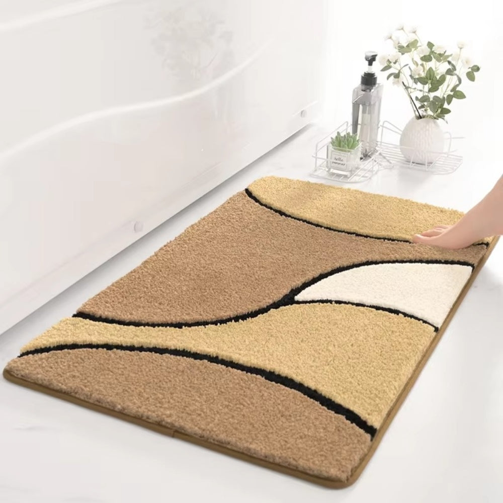 Elegant Water-Absorbing Non-Slip Bath Mat