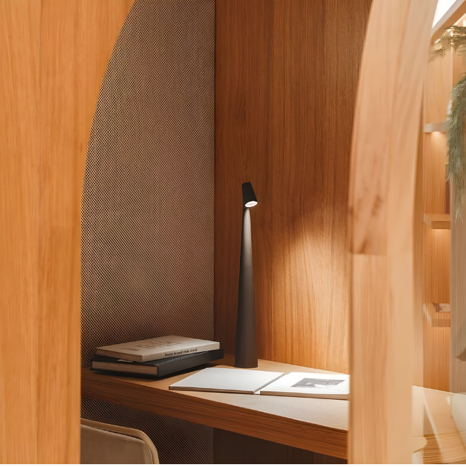Versatile Portable Table Lamp with Rechargeable LED