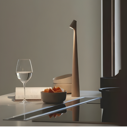 Versatile Portable Table Lamp with Rechargeable LED