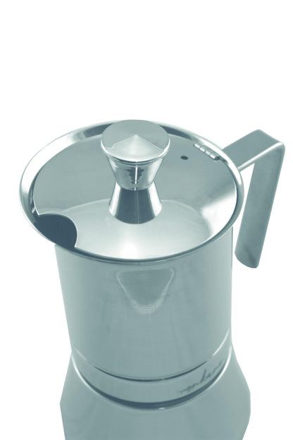 Stainless Steel Espresso Maker | Compatible with All Stoves