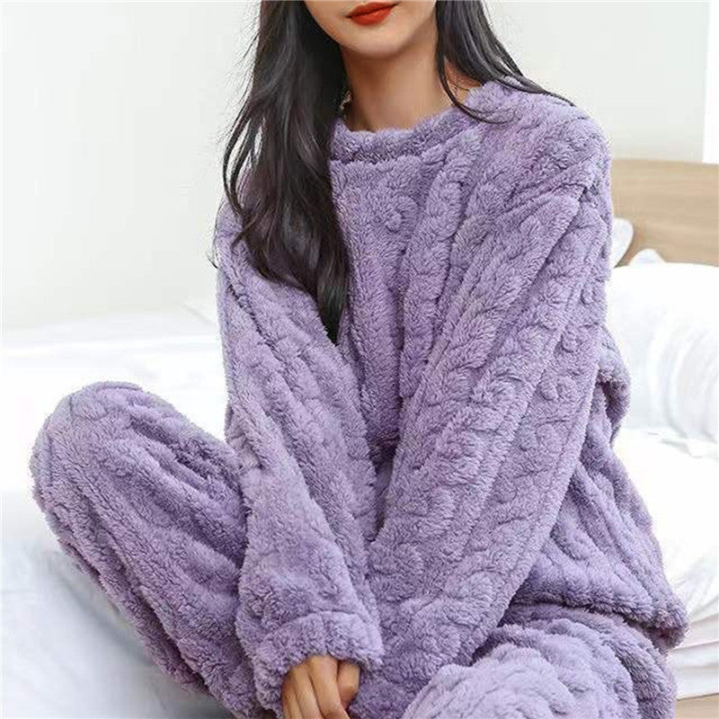 Women's Cozy Fleece Pajama Set for Ultimate Comfort