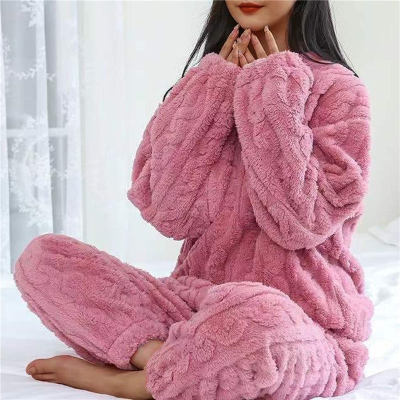 Women's Cozy Fleece Pajama Set for Ultimate Comfort