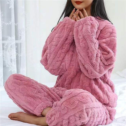 Women's Cozy Fleece Pajama Set for Ultimate Comfort