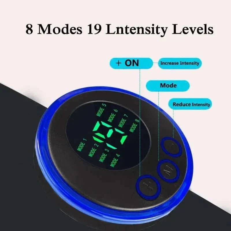 EMS Abdominal Muscle Stimulator Belt for Core Toning and Training, Adjustable Intensity for Home Fitness