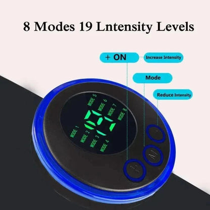 EMS Abdominal Muscle Stimulator Belt for Core Toning and Training, Adjustable Intensity for Home Fitness