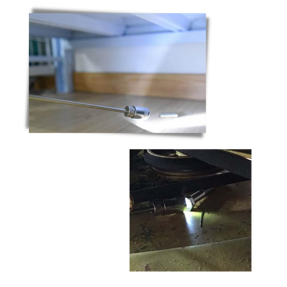 Extendable Magnetic Retrieval Tool with LED Light
