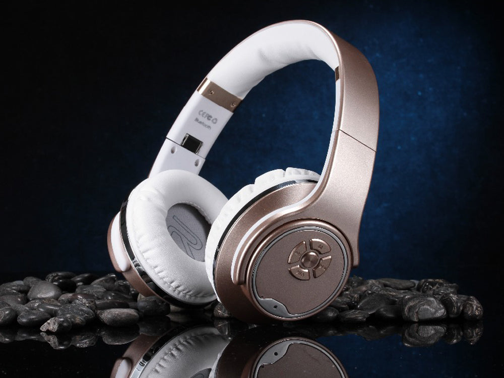 Bluetooth Headphones with Retractable Speakers – Wireless Design