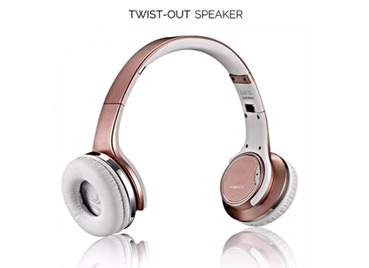 Bluetooth Headphones with Retractable Speakers – Wireless Design