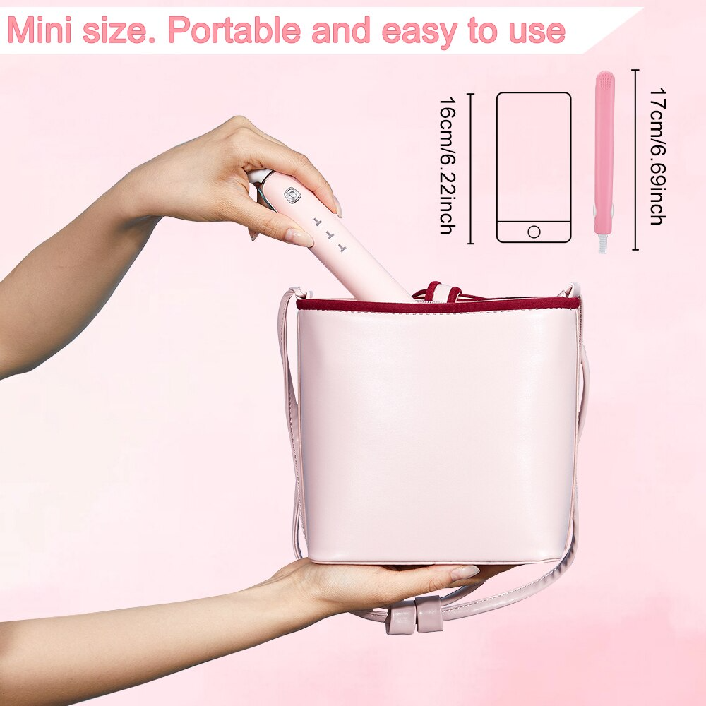 Portable Ceramic Curling Wand for Effortless Waves