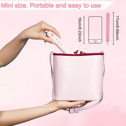 Portable Ceramic Curling Wand for Effortless Waves