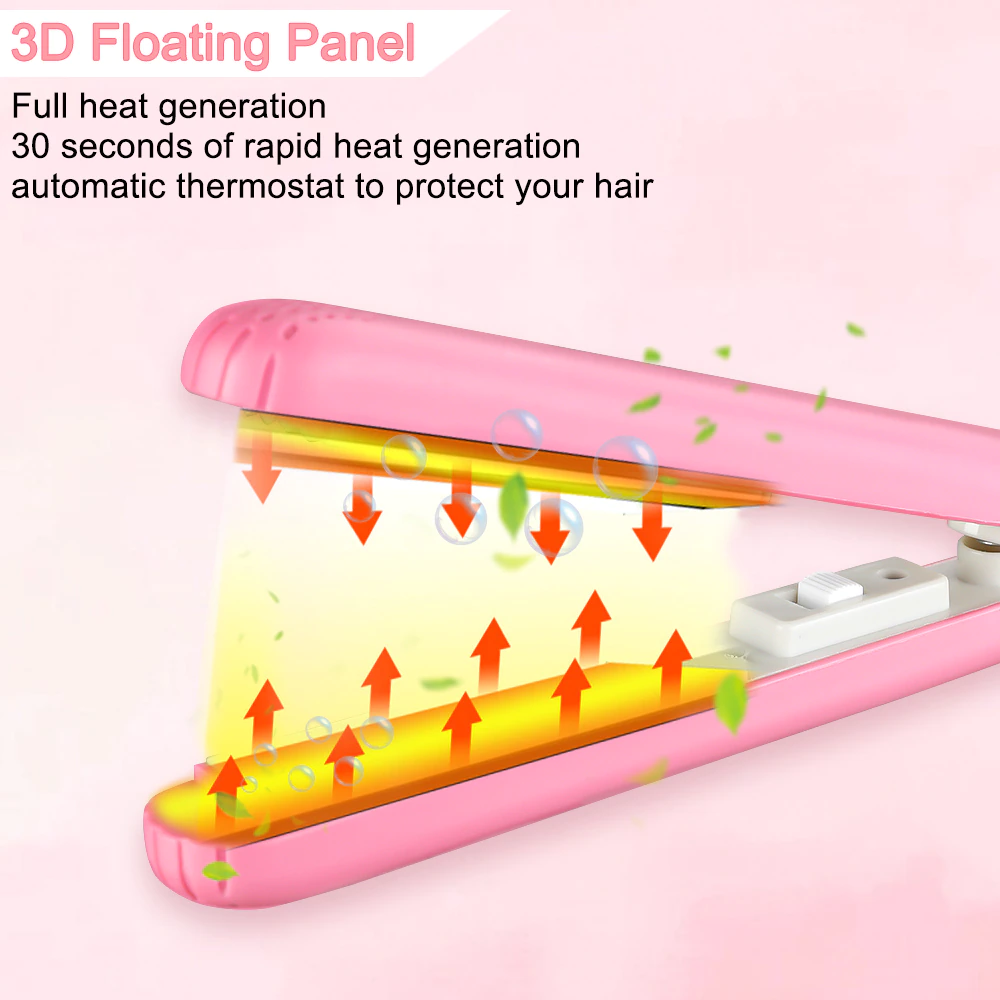 Portable Ceramic Curling Wand for Effortless Waves