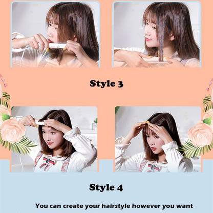 Portable Ceramic Curling Wand for Effortless Waves