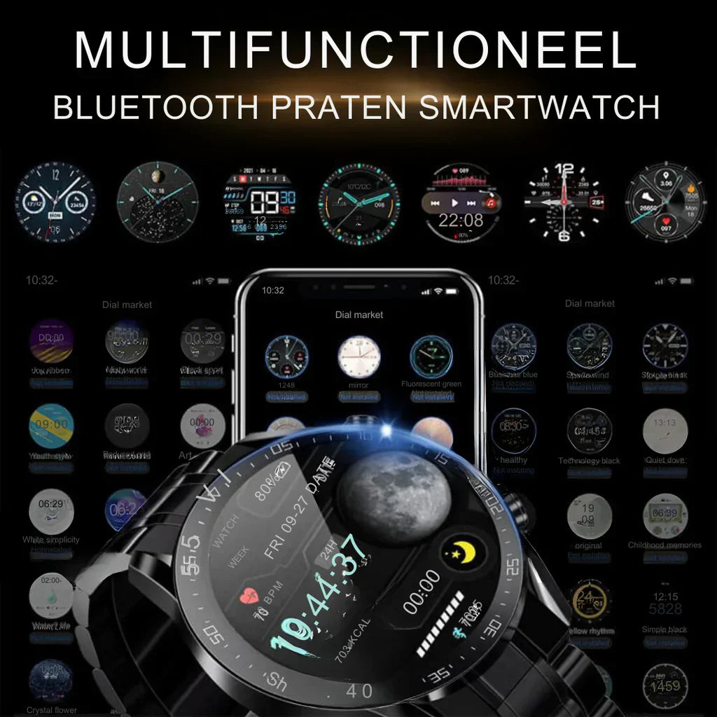 Multifunctional Smartwatch with Extended Battery Life