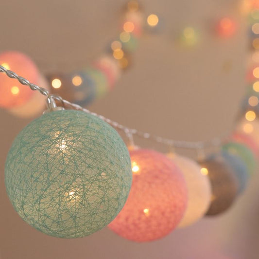 Cotton Glow Ball Swing - Multiple Color Options