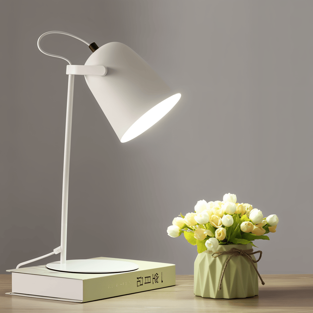 Adjustable Yellow Nordic Desk Lamp – Macaron Style Table Light