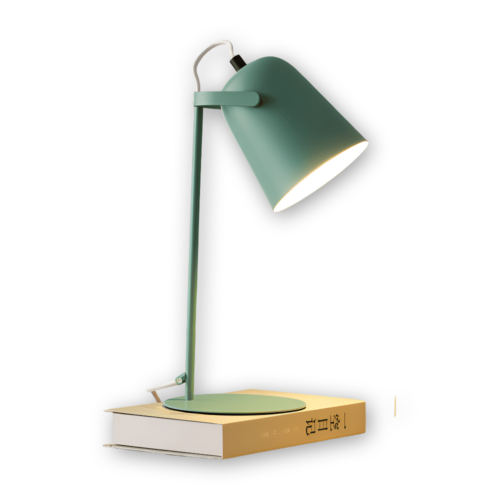Adjustable Yellow Nordic Desk Lamp – Macaron Style Table Light