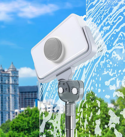 CrystalClear Magnetic Window Cleaner with Adjustable Grip