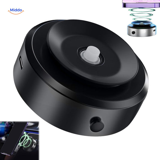 Portable 360° Car Mount with Strong Magnetic Suction for Secure Hold