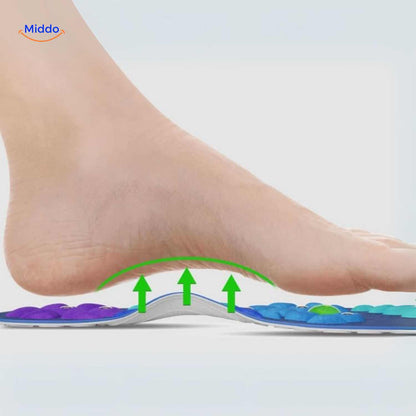 Comfort Insoles with Breathable, Shock-Absorbing Design for Support