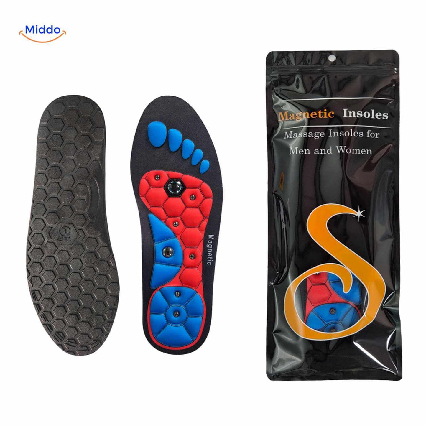 Comfort Insoles with Breathable, Shock-Absorbing Design for Support