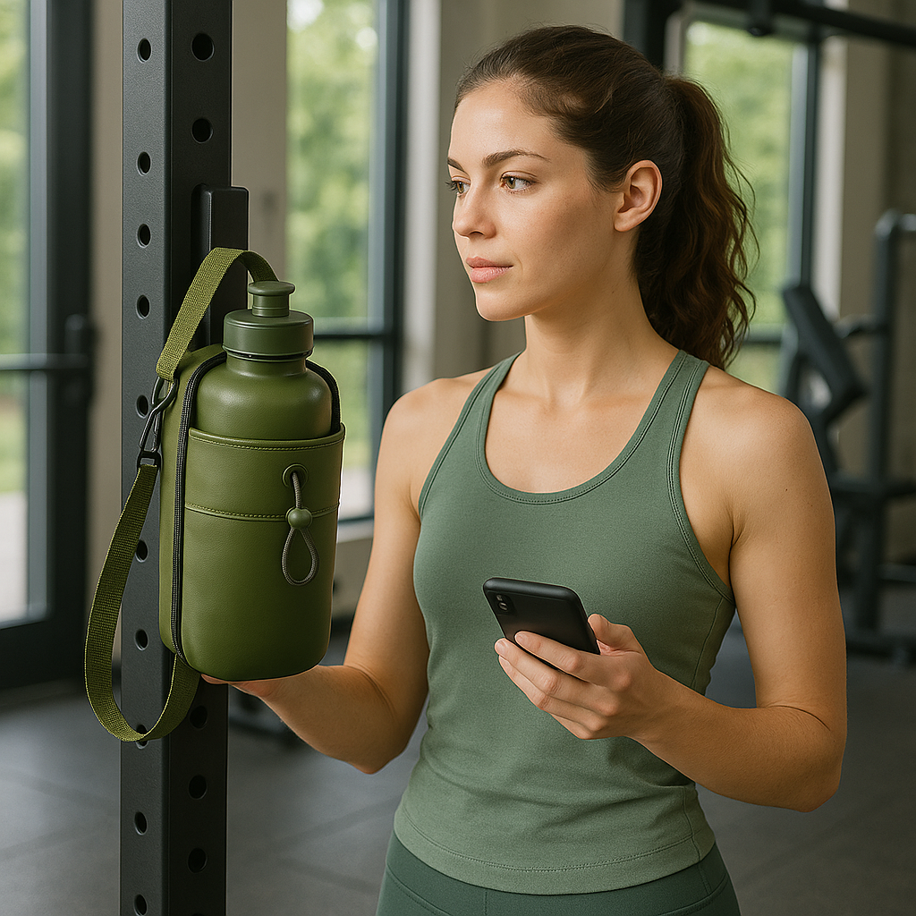 Magnetic Water Bottle Holder for Active Lifestyles