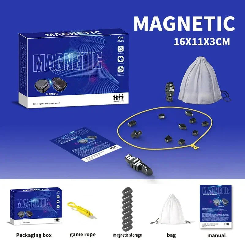Portable Magnetic Chess Set for Family Fun