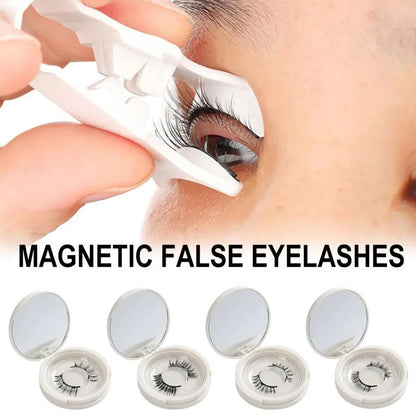Effortless Glam: Reusable Magnetic Eyelashes Set