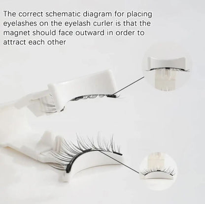 Effortless Glam: Reusable Magnetic Eyelashes Set