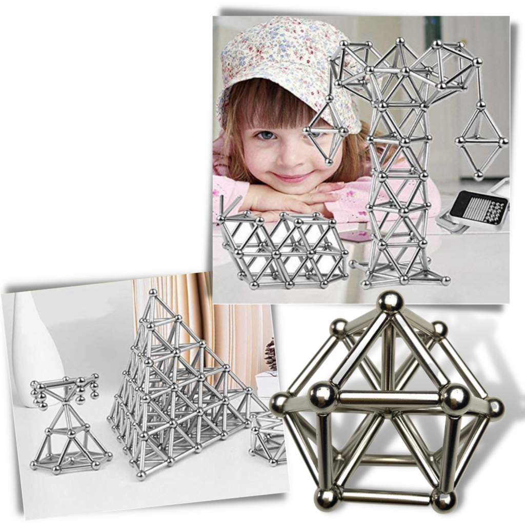 Magnetic Building Rods and Balls Set