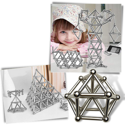 Magnetic Building Rods and Balls Set