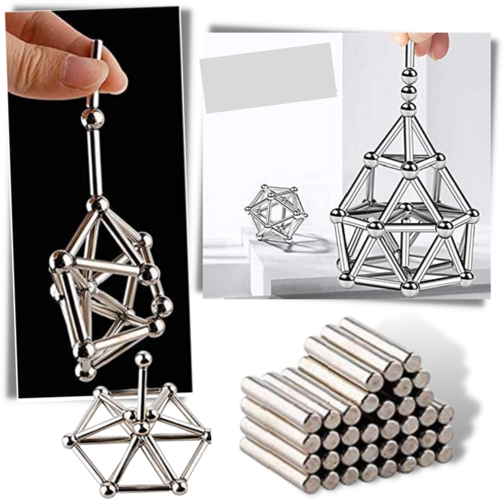 Magnetic Building Rods and Balls Set