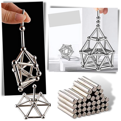 Magnetic Building Rods and Balls Set