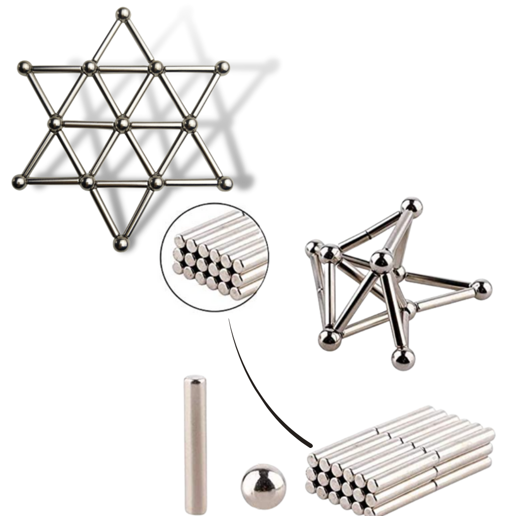 Magnetic Building Rods and Balls Set