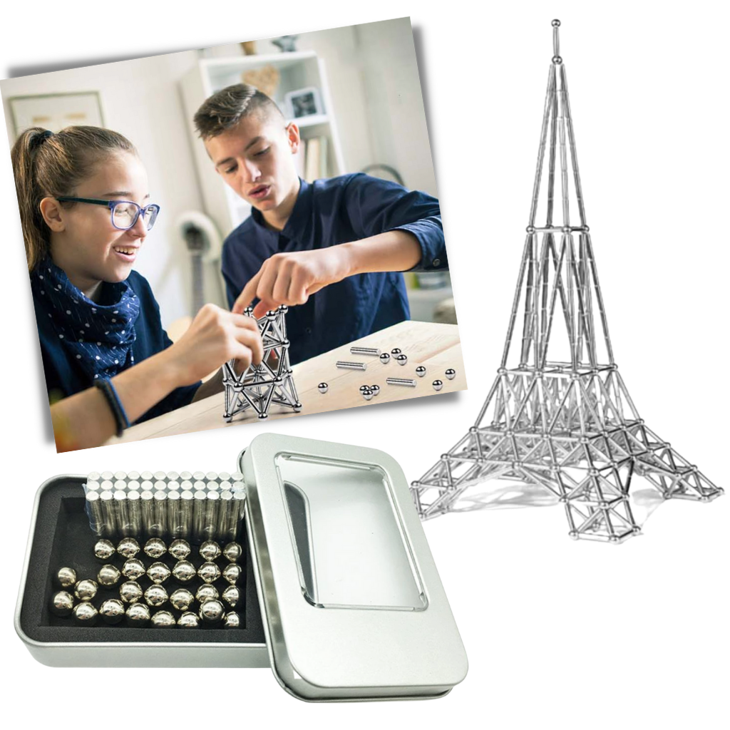 Magnetic Building Rods and Balls Set