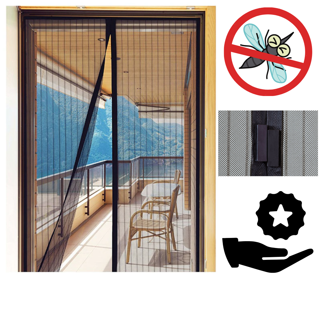 Magnetic Insect Screen for Doors