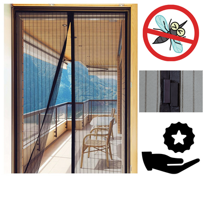 Magnetic Insect Screen for Doors