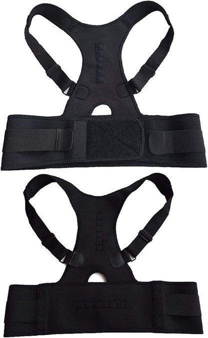 Posture Guardian: Adjustable Magnetic Back Support