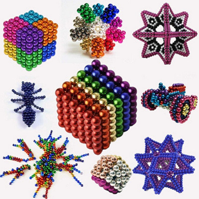 Create Unique Art with Magnetic Balls - Magnet Sculpting Kit