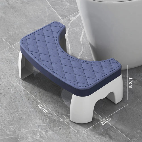 Portable Toilet Step Stool with Non-Slip Design