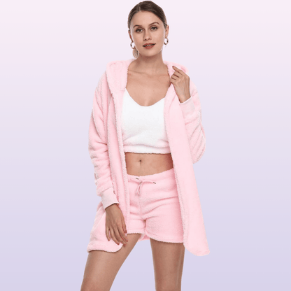 Cozy Luxe Sherpa Fleece 3-Piece Set for Women