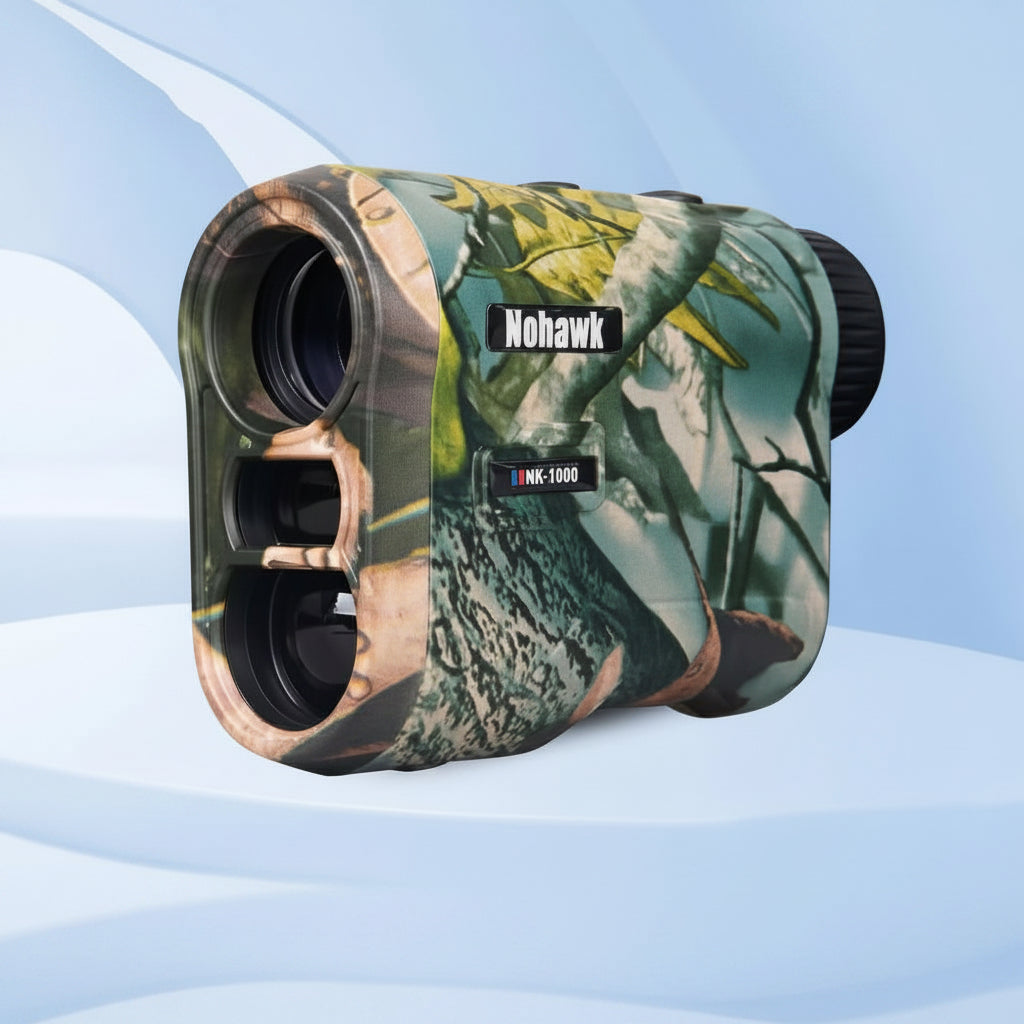 Golf Distance Measurer with Flag Lock Feature and Angle Calculation