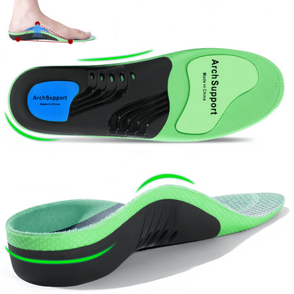 Everyday Comfort Insoles with High Arch Support for Feet