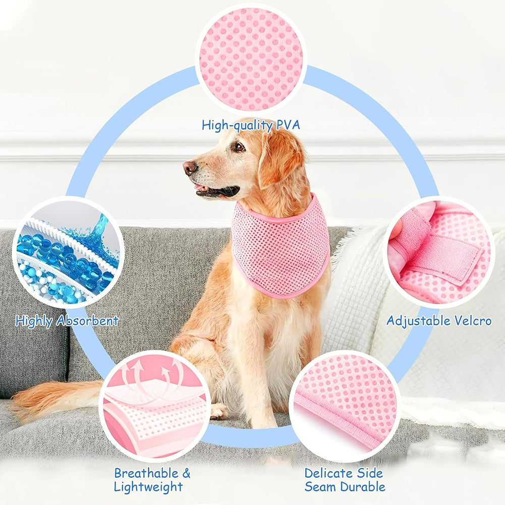 Adjustable Cooling Scarf for Pets