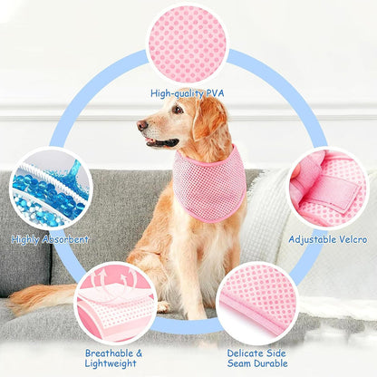 Adjustable Cooling Scarf for Pets