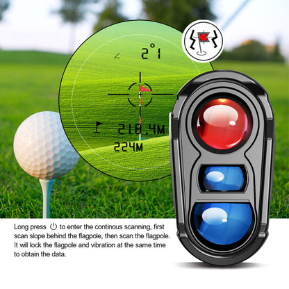 Golf Laser Rangefinder with Slope Adjustment for Professionals