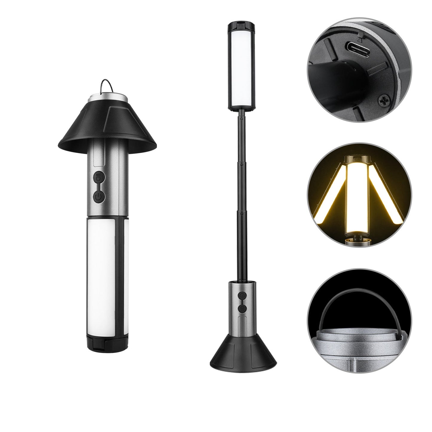 Telescopic Lantern for Camping – Adjustable Outdoor Light